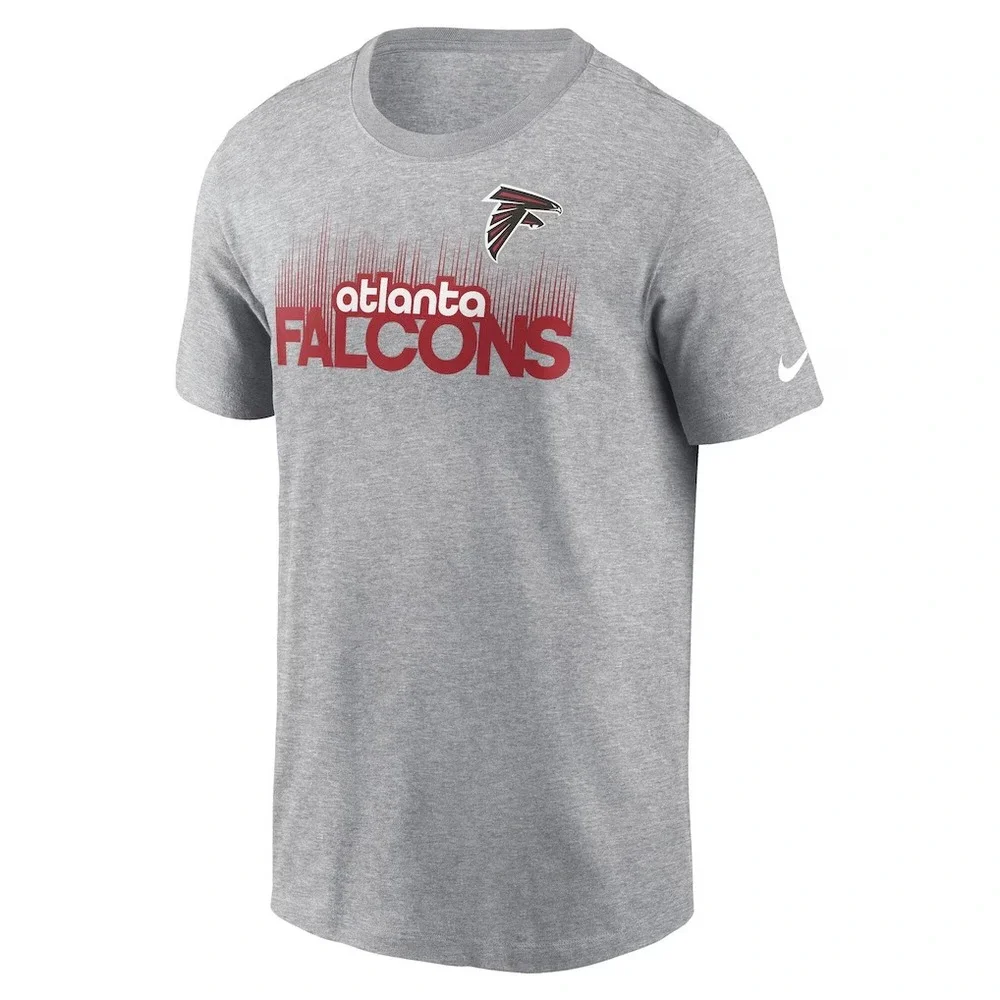 Nike® (Men's LARGE) Atlanta Falcons™‎ Local Essential Team Rise T-Shirt in Gray